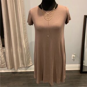 Forever 21 Light Brown Dress